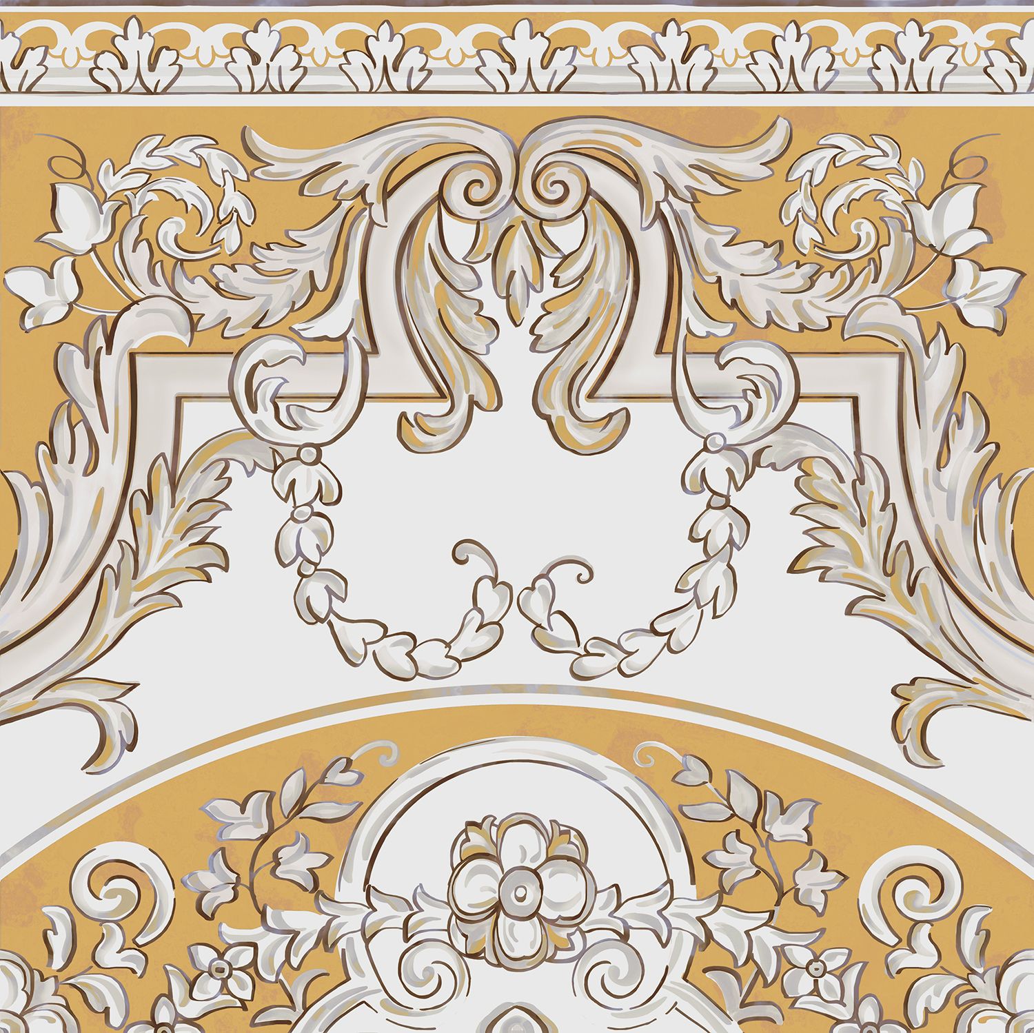 HGD/B511/SG9174 Декор Алмаш Продолжение Угла Желтый