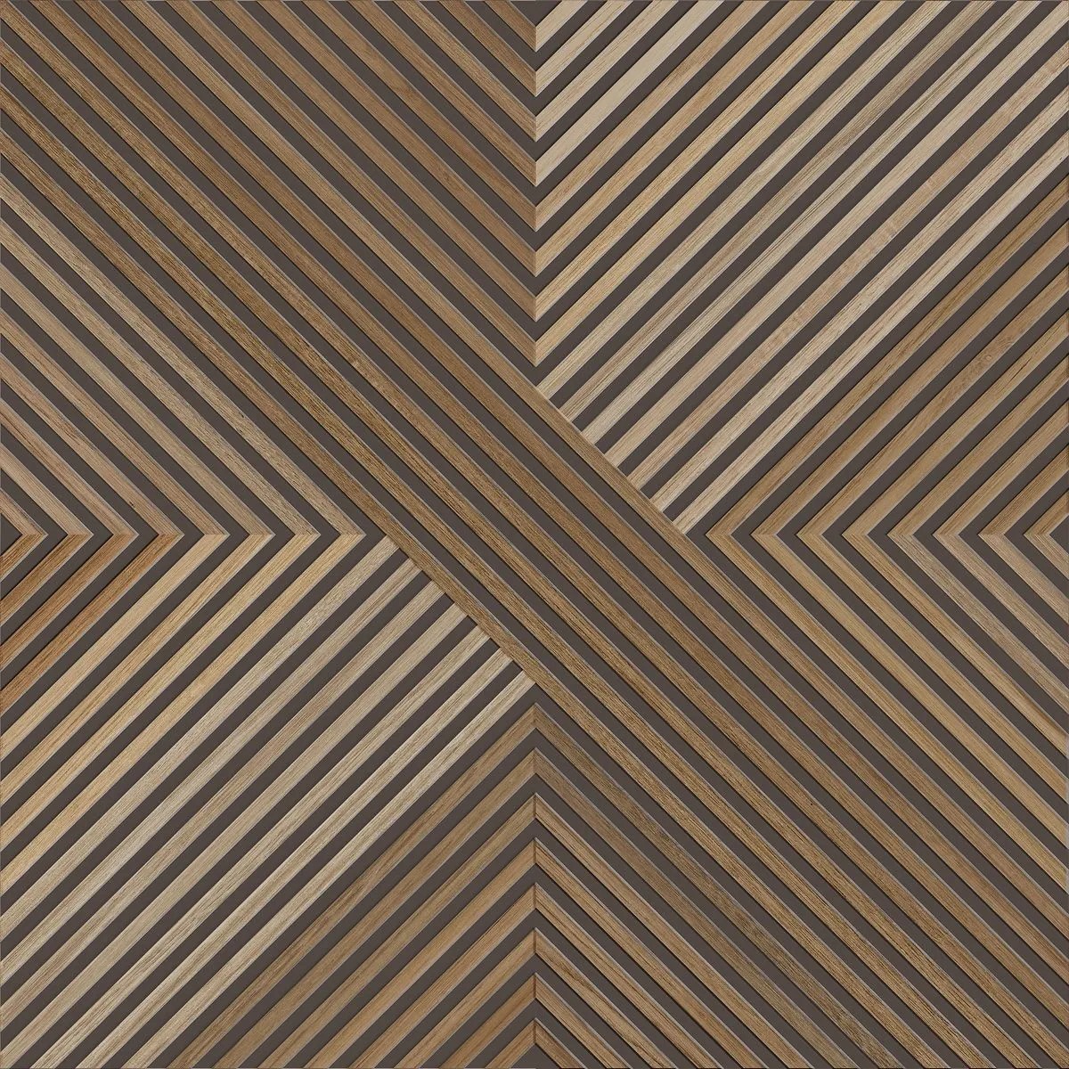 231464 На стену Wood Story Brun Matt 59.5x59.5 - фото 3