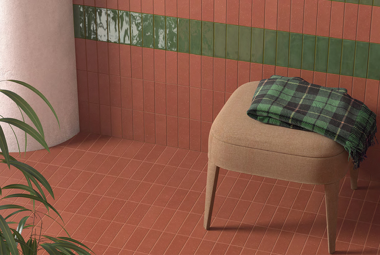 30682 На стену Fango Aquamarine Gloss 5x15 - фото 3