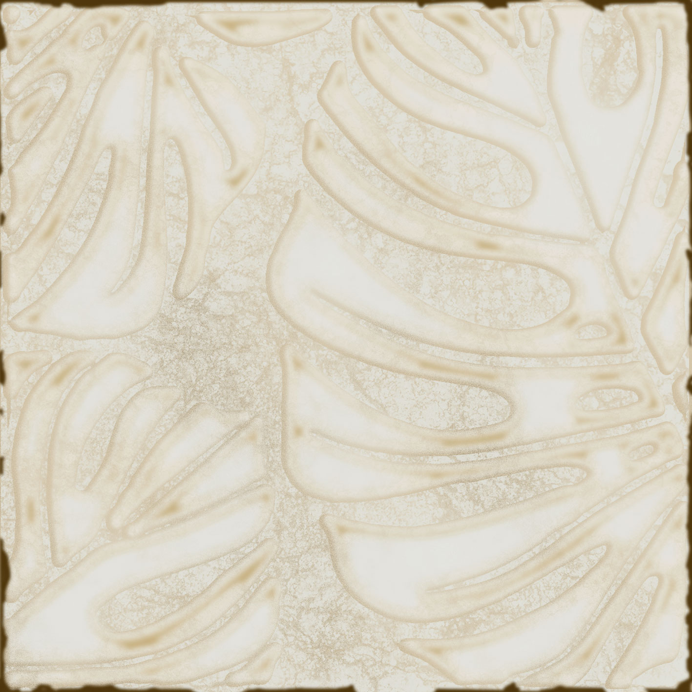 KMD2SFC004BN Декор Агдаль 2 бежевый светлый глянцевый структура 15x15x0.9 - фото 5