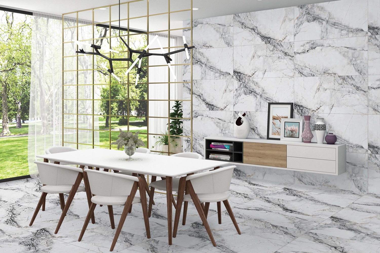 На пол Cleo White Matt Granula 60x120 - фото 10