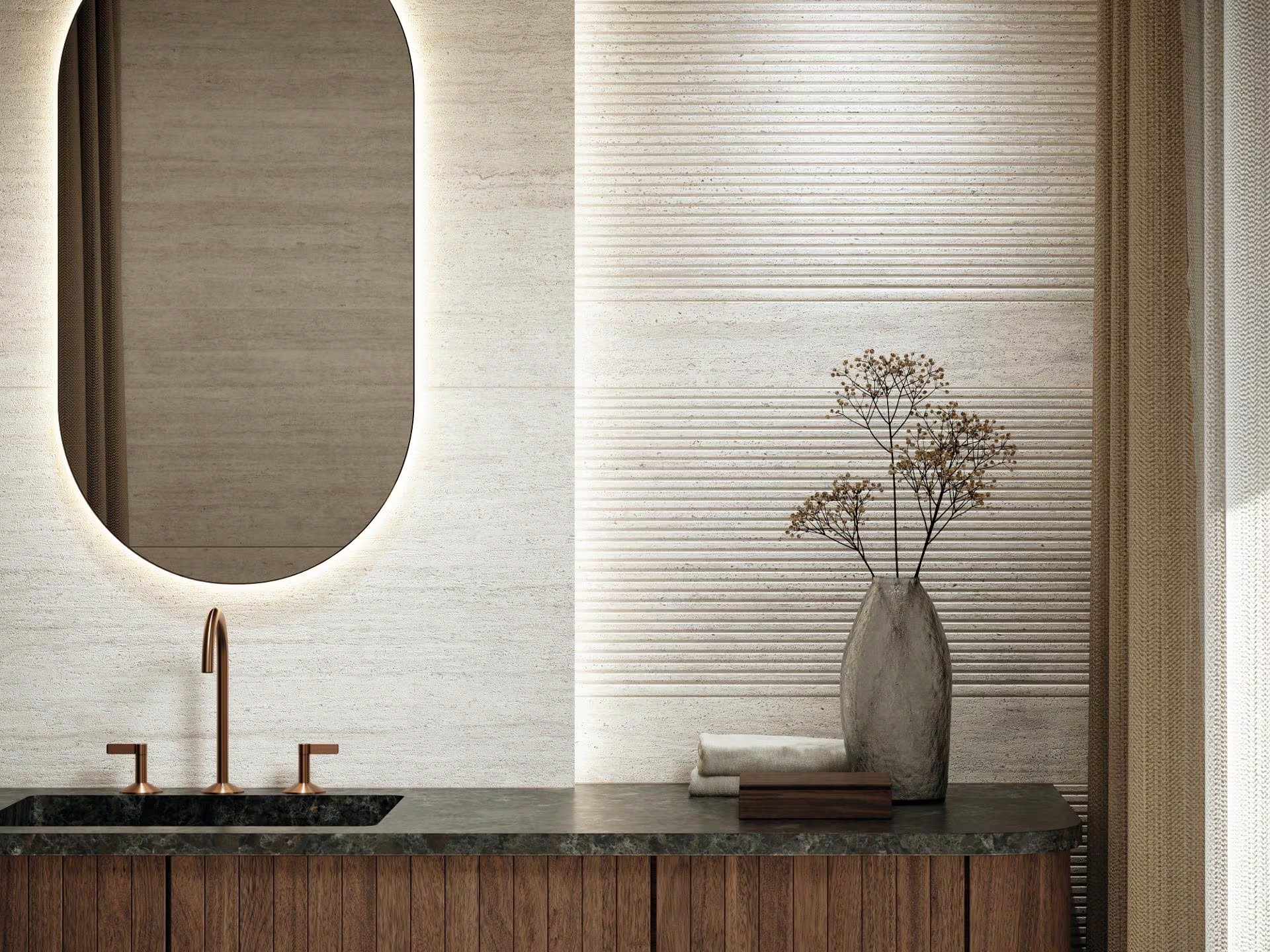 100363910 Декор Taranto Deco Gold 59.6х150 - фото 8