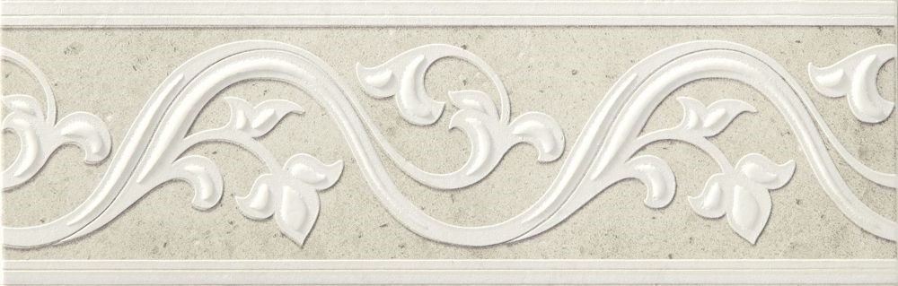 MLLM Бордюр Pietra Di Noto Fascia Bianco 45