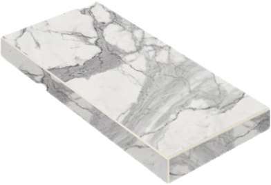 620070001432 Ступень Charme Evo Floor Project Статуарио 80 Угловая Правая Натуральная