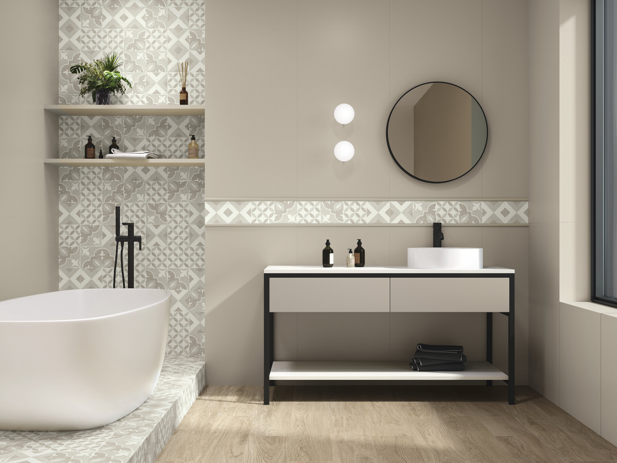 A038719 На пол Brianna Enya Coal 15x15 - фото 6