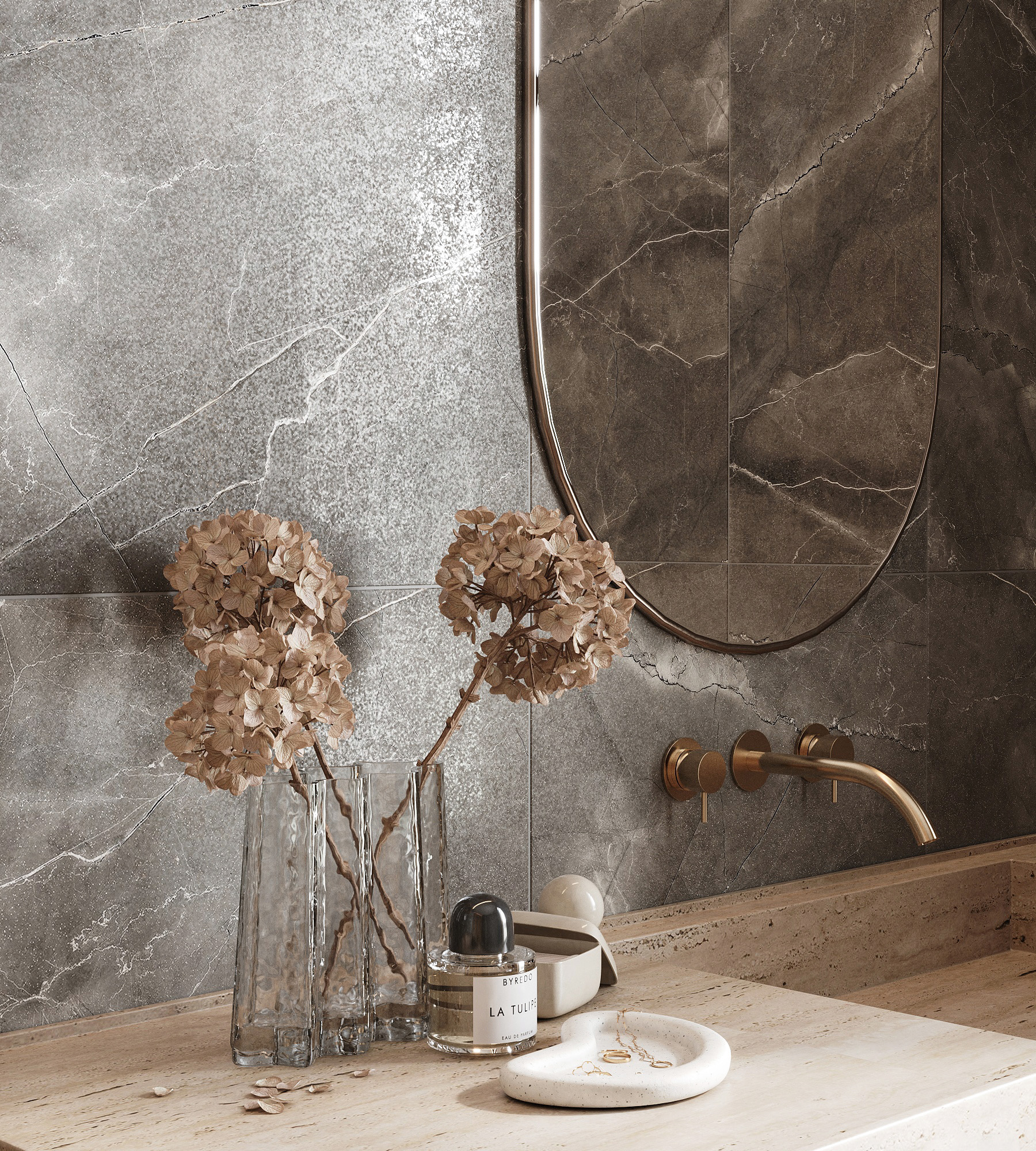 CL4002-A На пол Pulpis Nero Carving Lappato 60x120 - фото 7