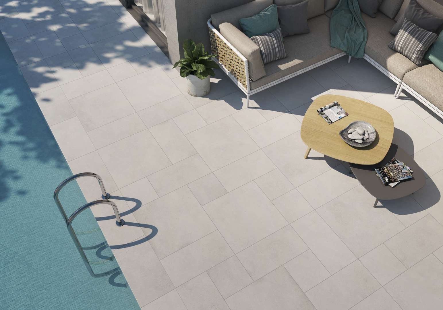 На пол Urban Anti-Slip Beige 59.7*59.7 - фото 5