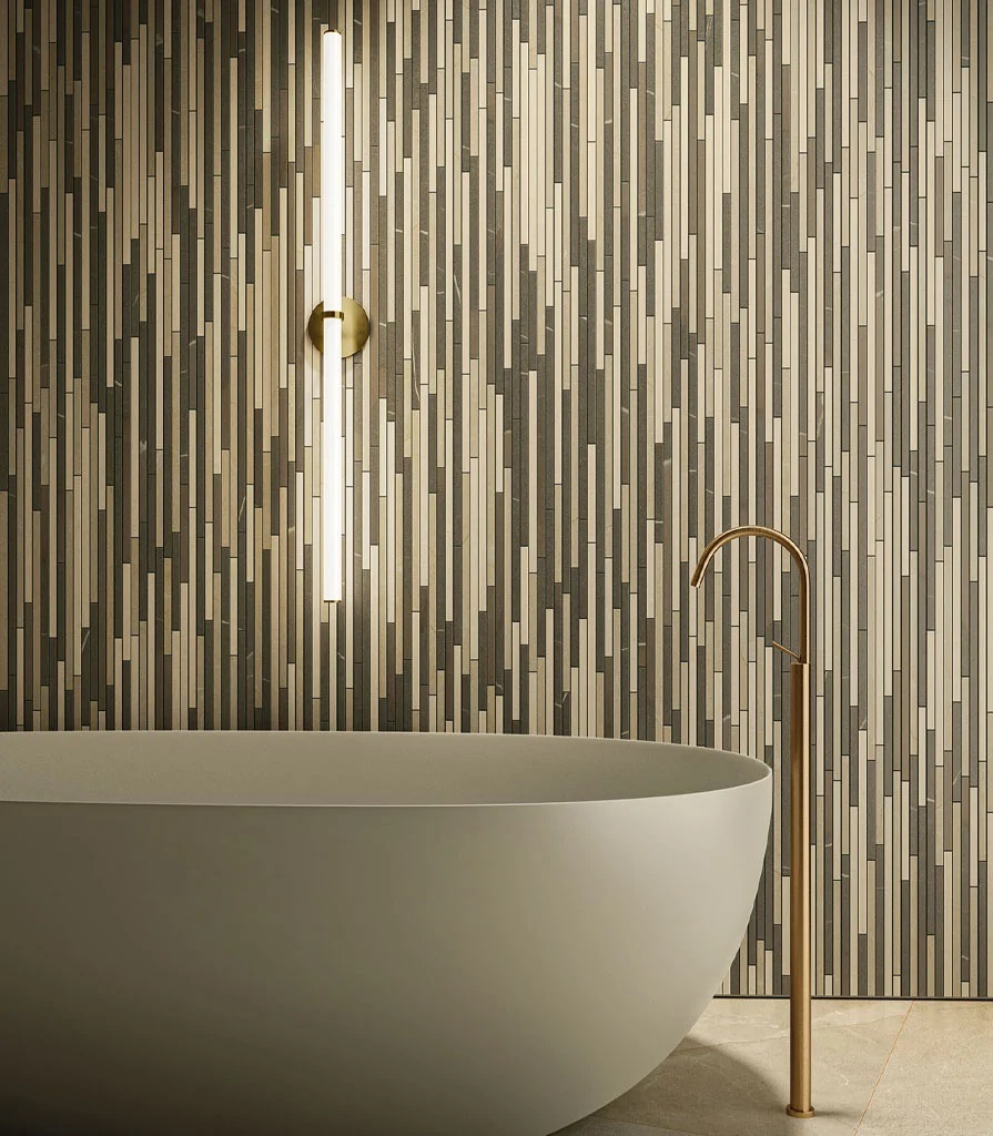 620110000156 Декор Metropolis Graphite Dark Mosaico Icon Натуральная - фото 50