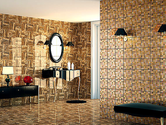 Бордюр Allure Astro Gold Marron 7.5x20 - фото 6