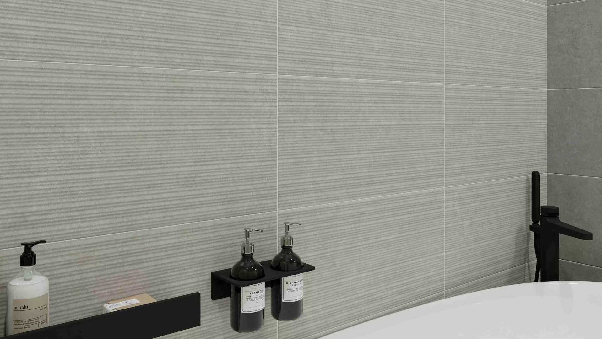 00-00109722 На стену Meridian Line Strutturta 31.5x63 - фото 3