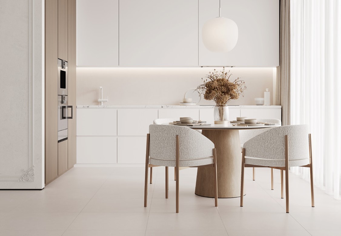 На пол Stone Notable Cotton Бежевый Матовый 60х60 - фото 11