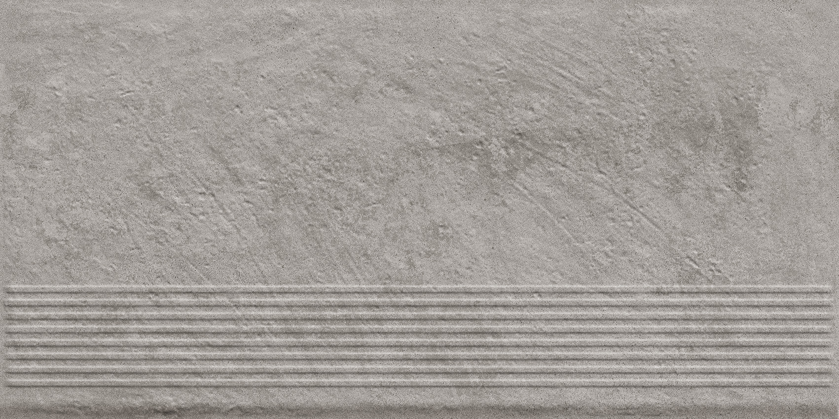 Ступень Carrizo Grey Stopnica Prosta Struktura Mat B1a 30x60