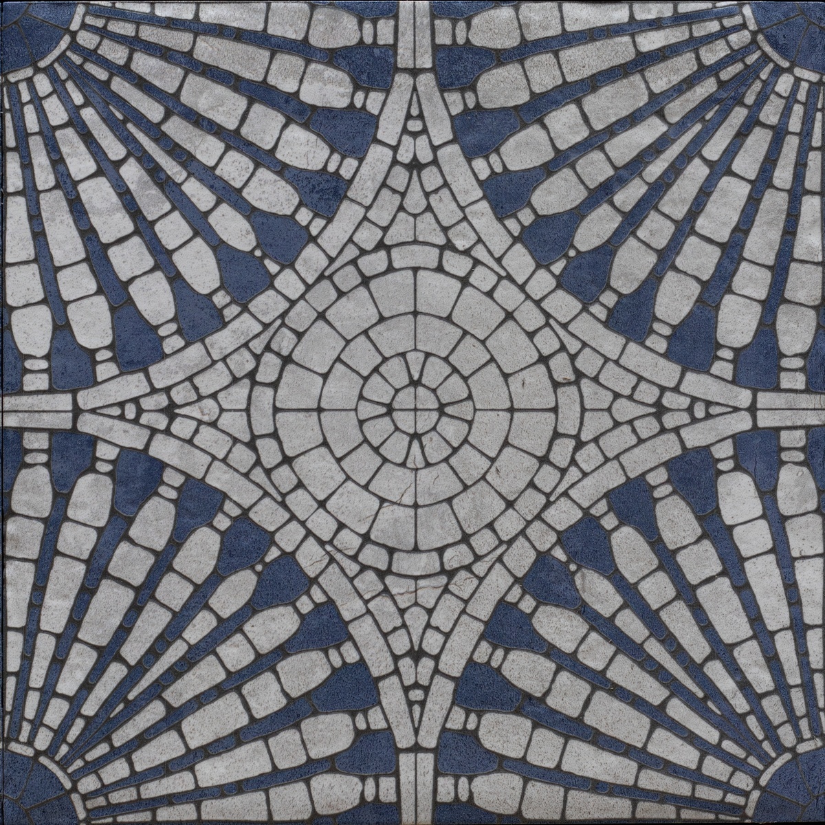 PT03810 На пол Carino Indigo Mosaico 20x20