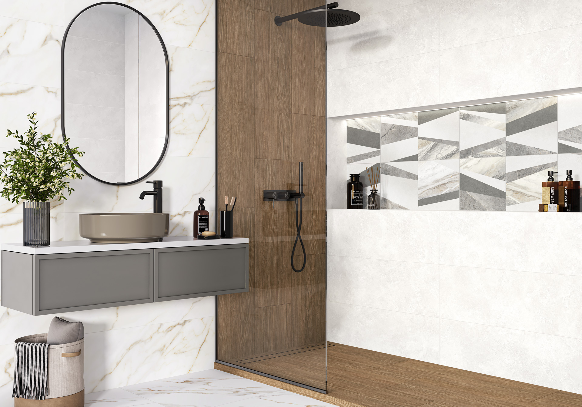 TWU3090ATU27R На стену Anturin 27R матовая 300x900x8.5 - фото 11