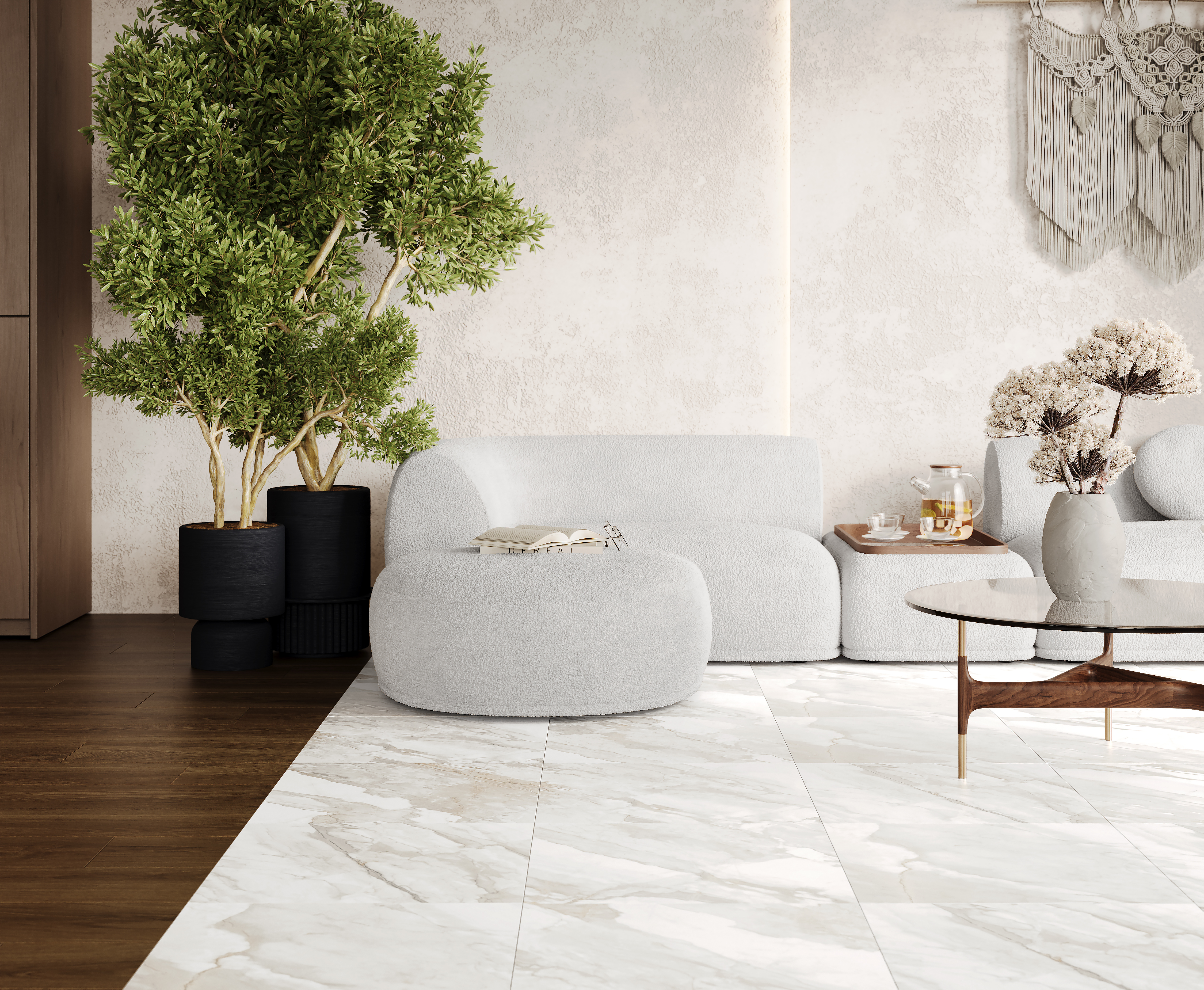 На пол Alpi Белый матовый 50х50 - фото 10