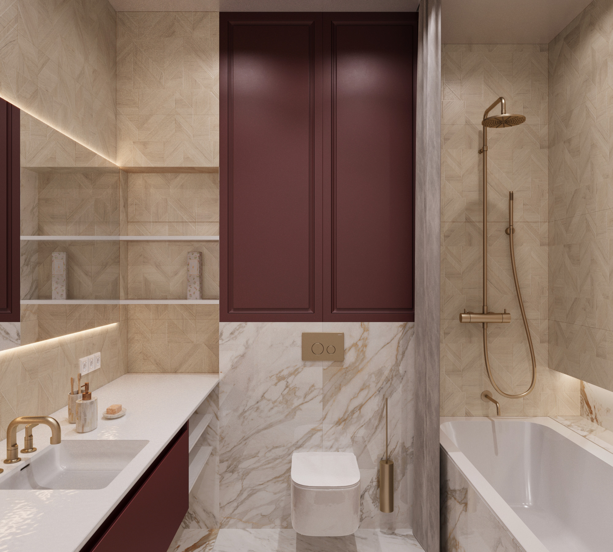 RT7011-P На стену Rockwood Beige Rustic Wood 60x120 - фото 12