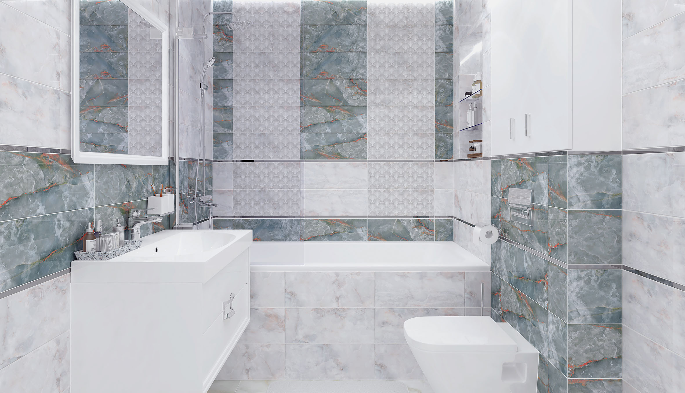 Декор Iceberg Голубой - фото 4