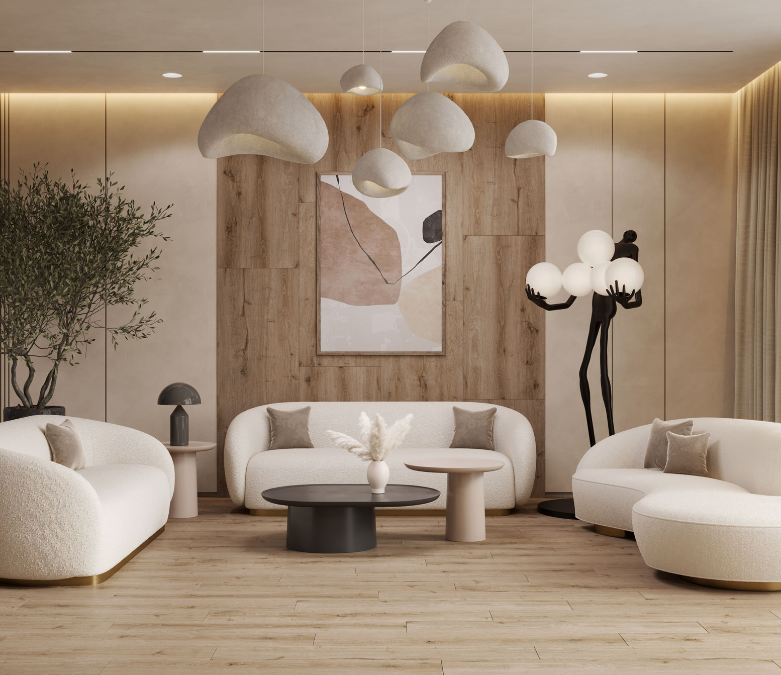 На пол Bergen Бежевый Ретт. 19.5х120 - фото 4