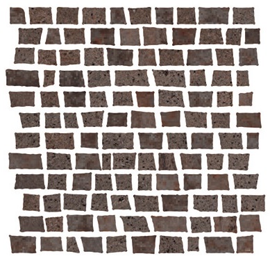 1062377 Декор Costruire Random Metallo Ruggine 30