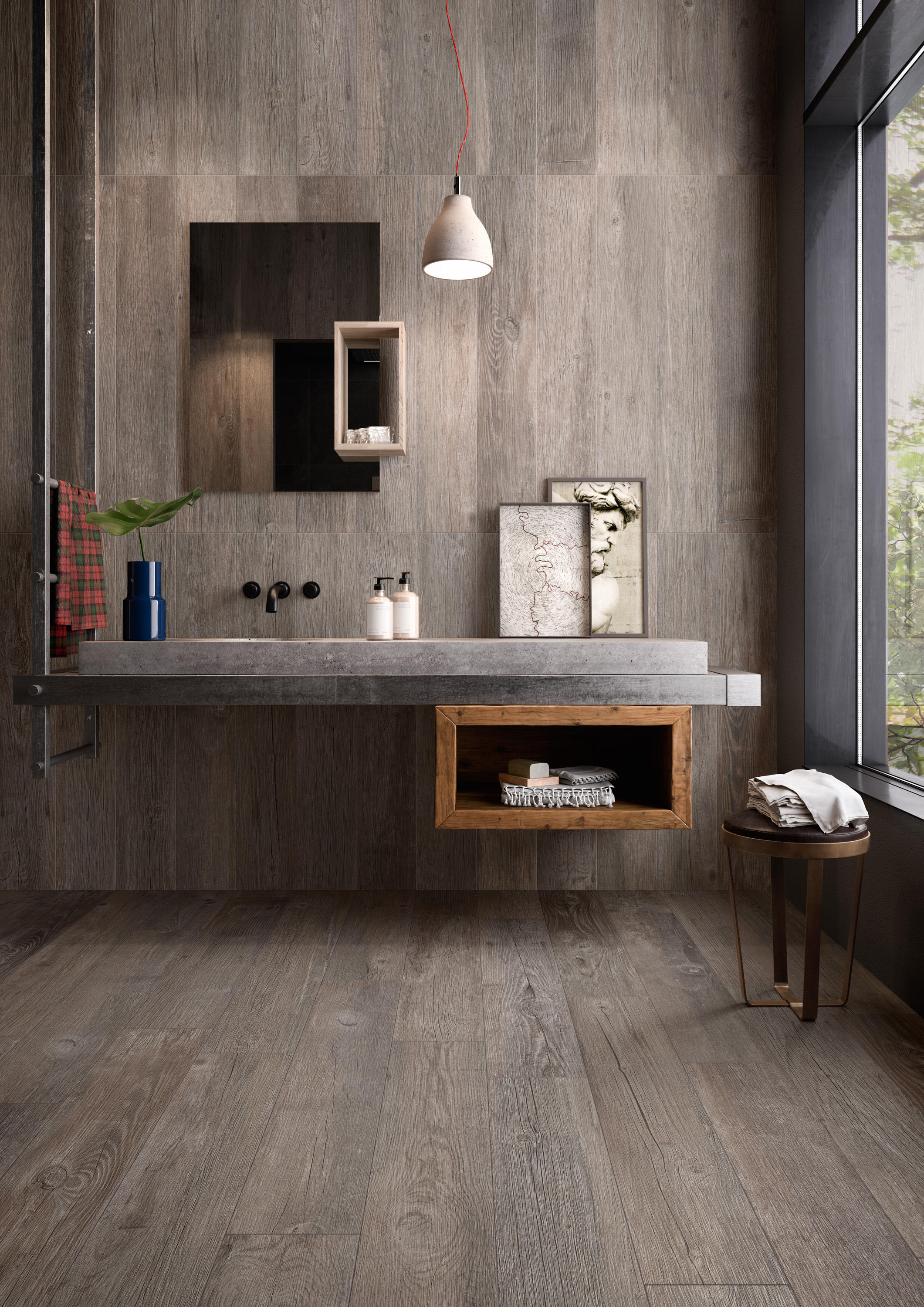 На пол Country Wood Marrone 25x151 - фото 10