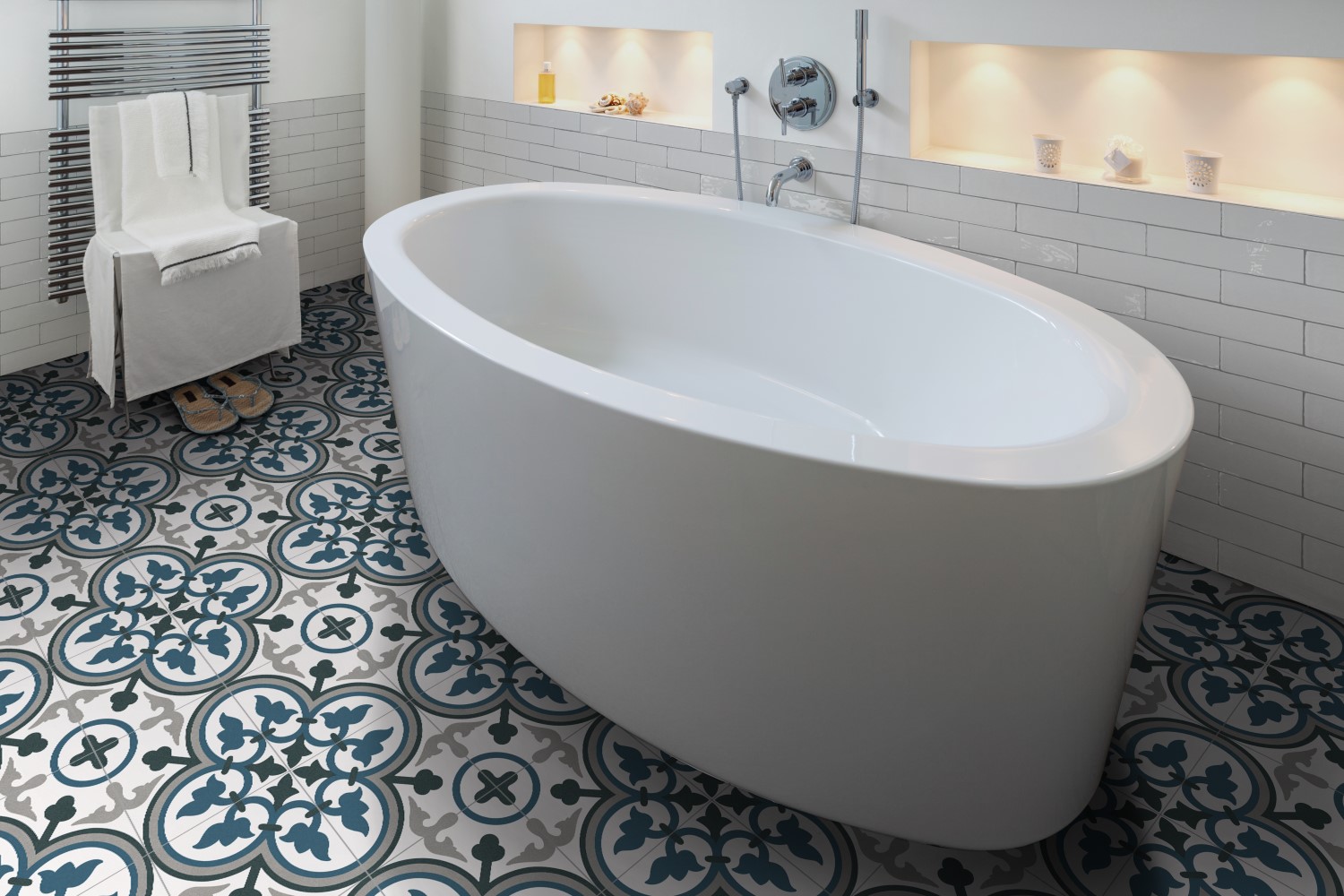 60970 На пол Valencia-Mallorca Barcelona Blanco - фото 5