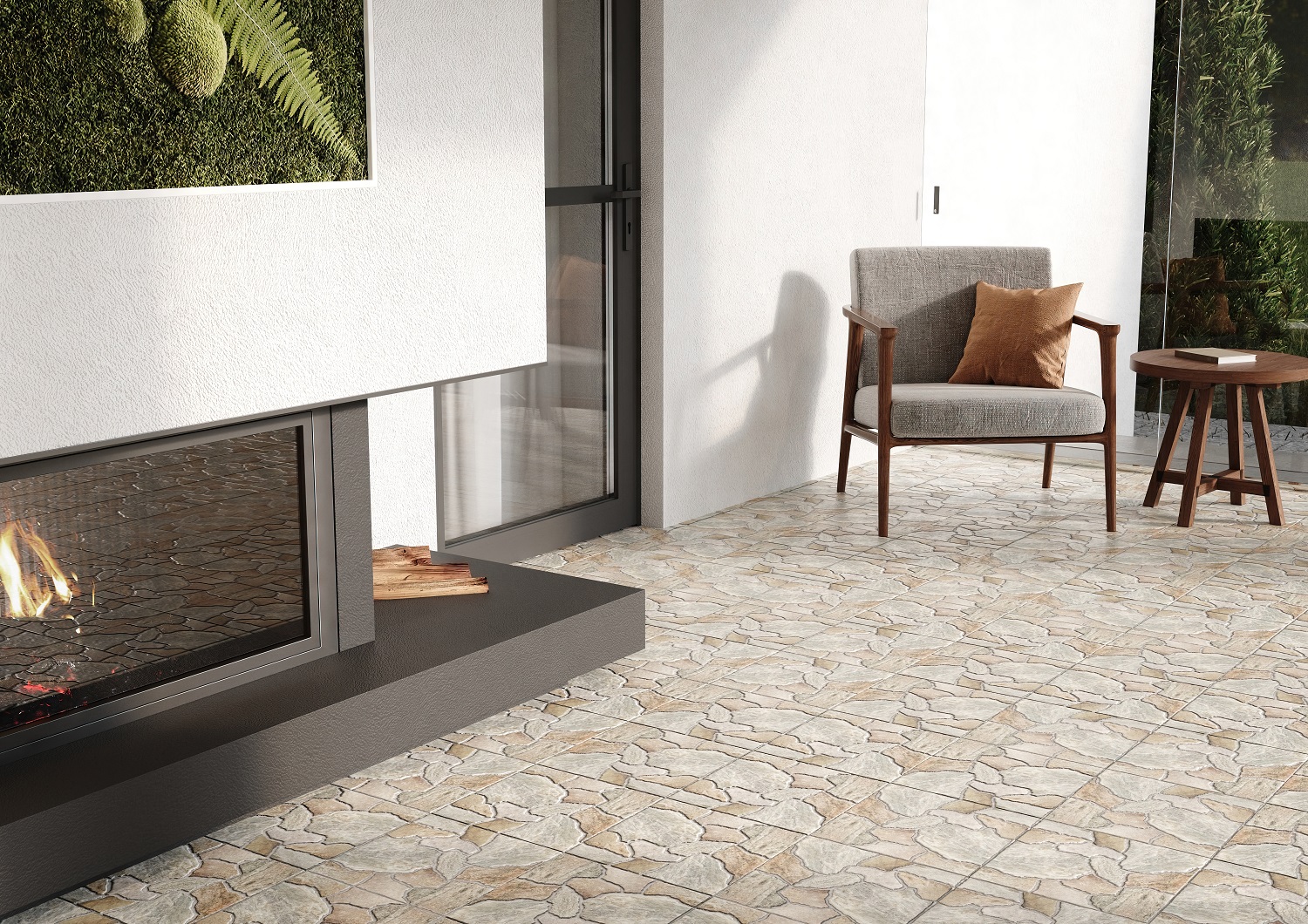 На пол Рейнир Коричневый 293x293x8 - фото 2