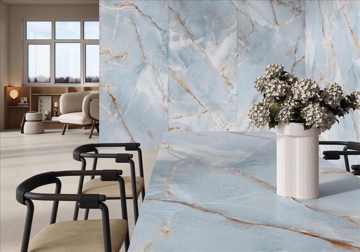 3ACPBAL1APAA На пол Balear Blue Polished Rect 6mm 120x280 - фото 4