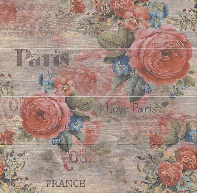 OP/A50/4x/SG7013 Панно Стори Вуд Цветы 80х80