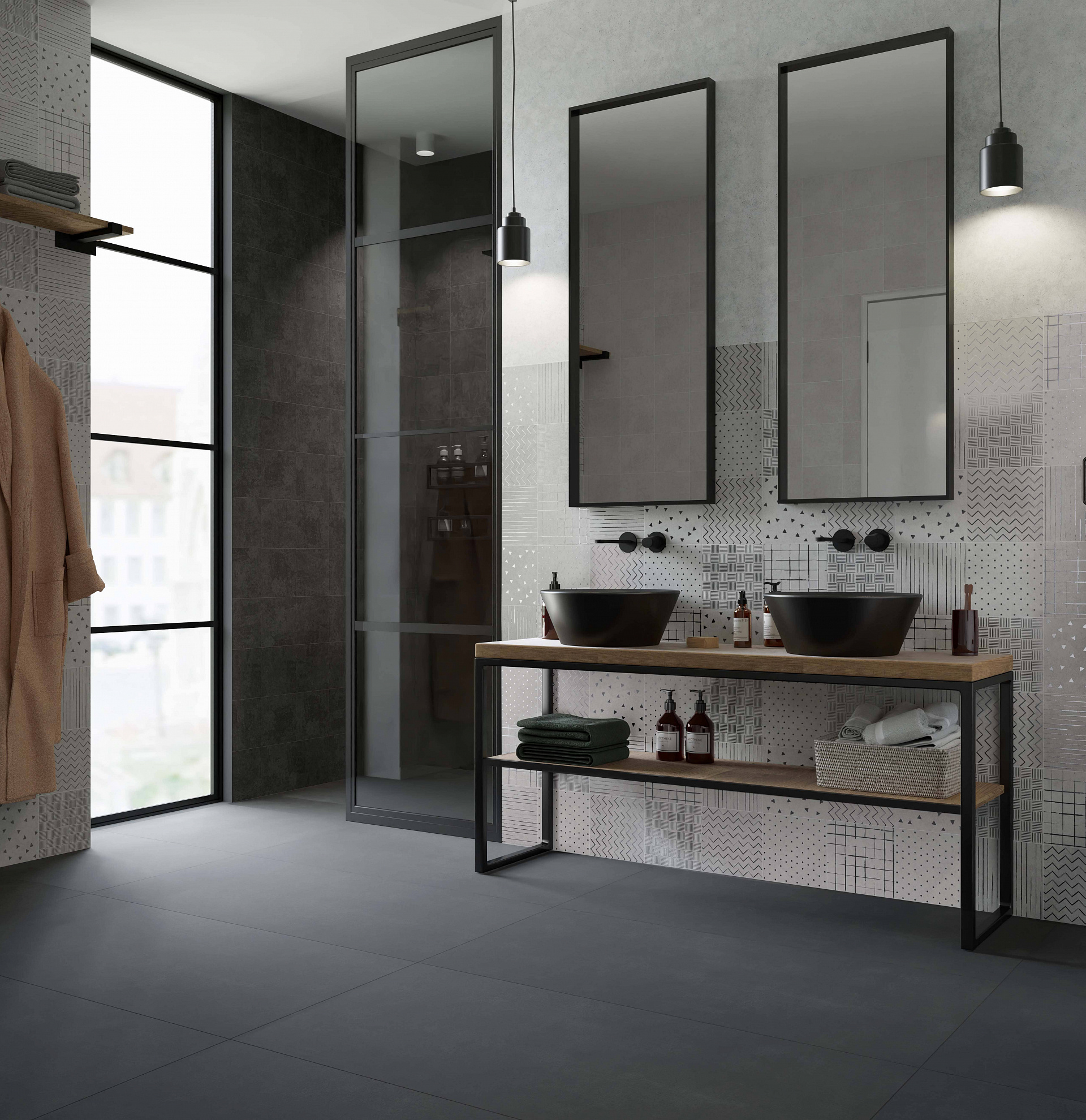 На стену Адажио Светлая орнамент 20x20 - фото 11