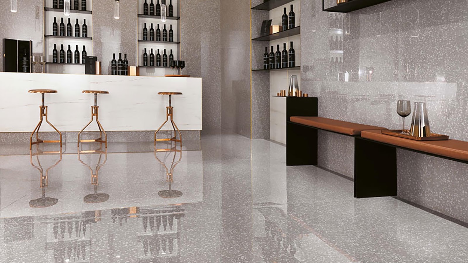 ATW5 На пол Marvel Gems Terrazzo Cream 60 - фото 3