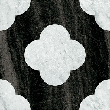 4101200 На пол Dandy Pin Black White 18.6x18.6 - фото 32