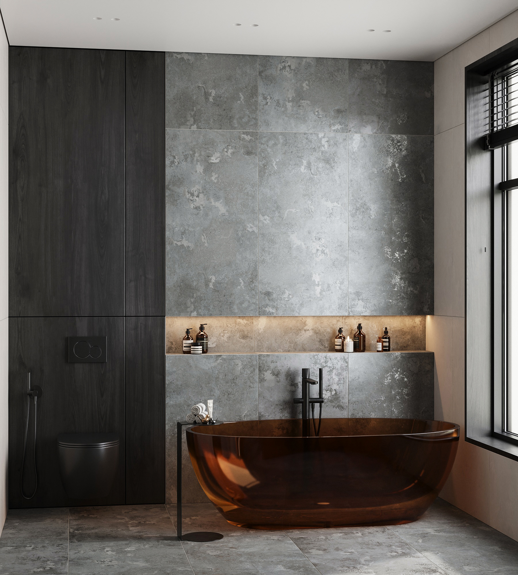 GI8002-A На пол Eragon Dark Grey Matt Glossy Ink 60x120 - фото 15