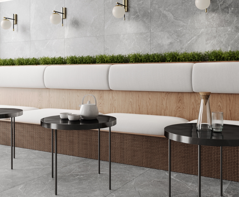 На пол Rocky Grey PRO Серый матовый R10GR STR 80х80 - фото 14