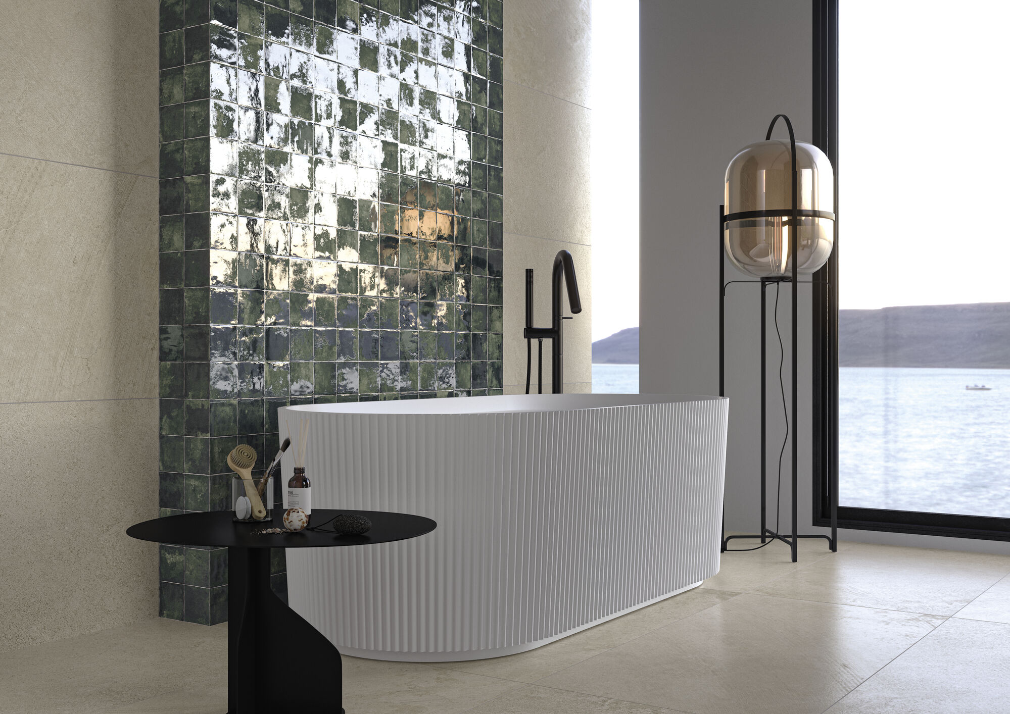 На пол Odin Teal Brillo 10x10 - фото 11