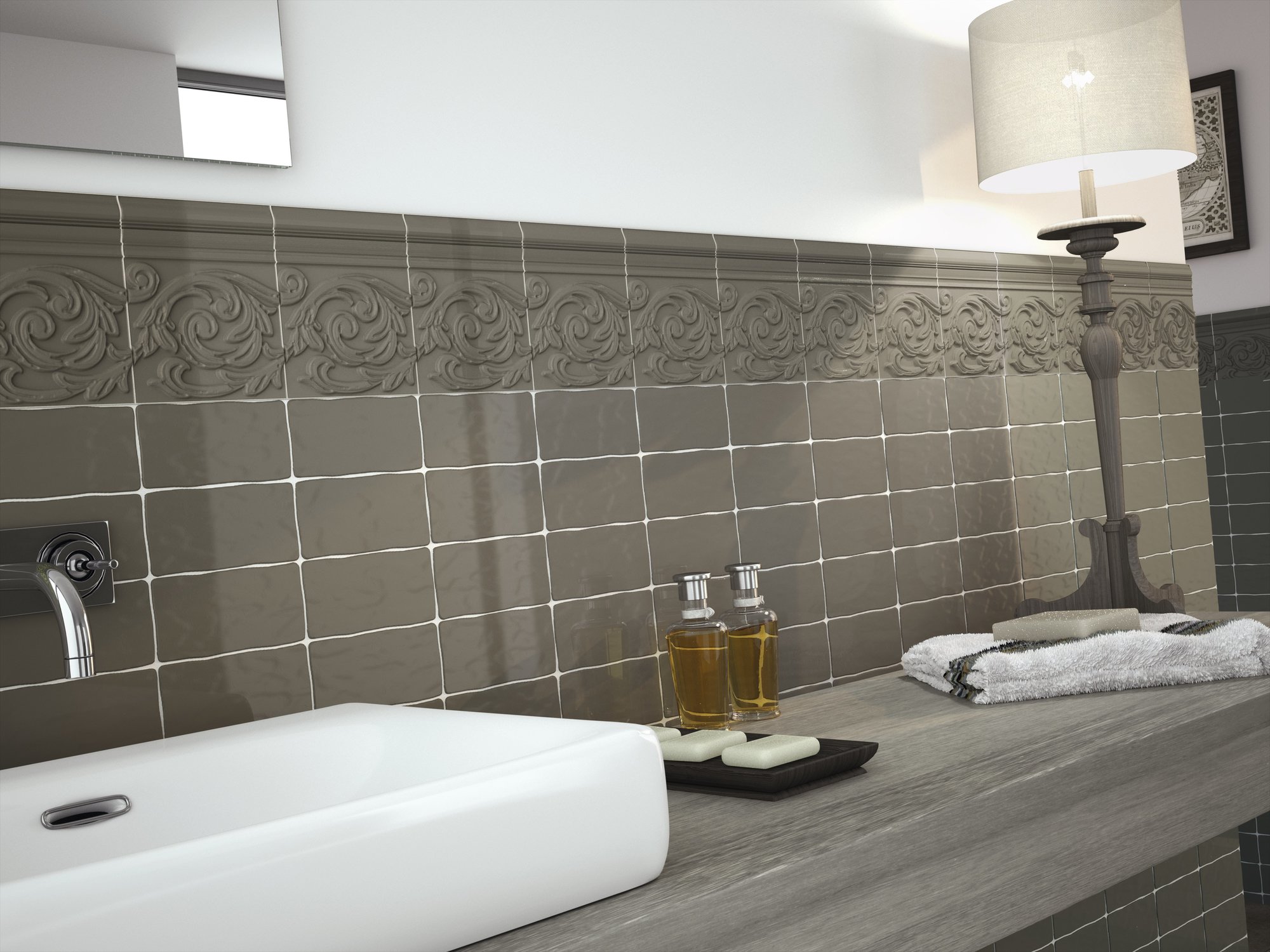 A018548 На стену Vintage Grey 15x7.5 - фото 8