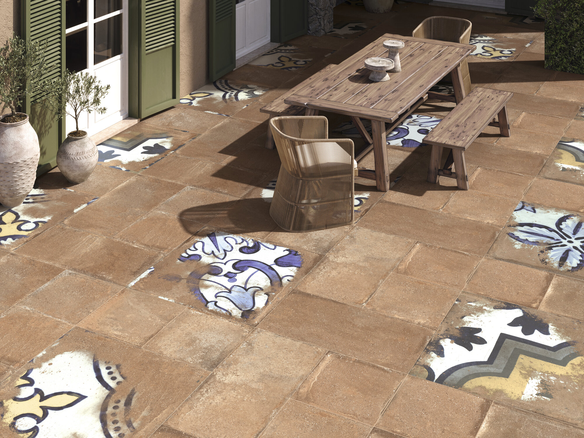 A042133 На пол Antico Casale Cotto Rect. 60x60 - фото 14