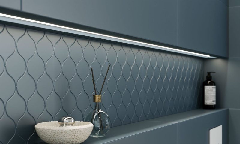 O-ONR-WIN131 Декор Ocean Romance Сатиновая морская волна - фото 3