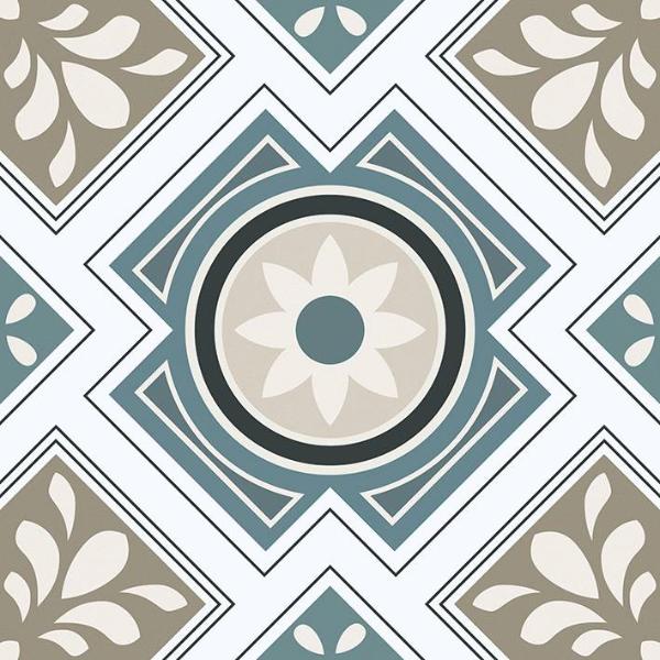 730487 На пол Faenza Белый 45x45