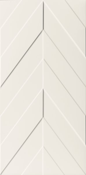 На стену 4D Chevron White Matt Rett