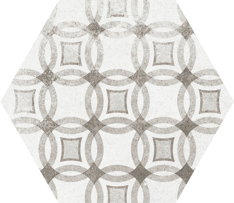 22099 Декор Hexatile Cement Garden Grey - фото 9