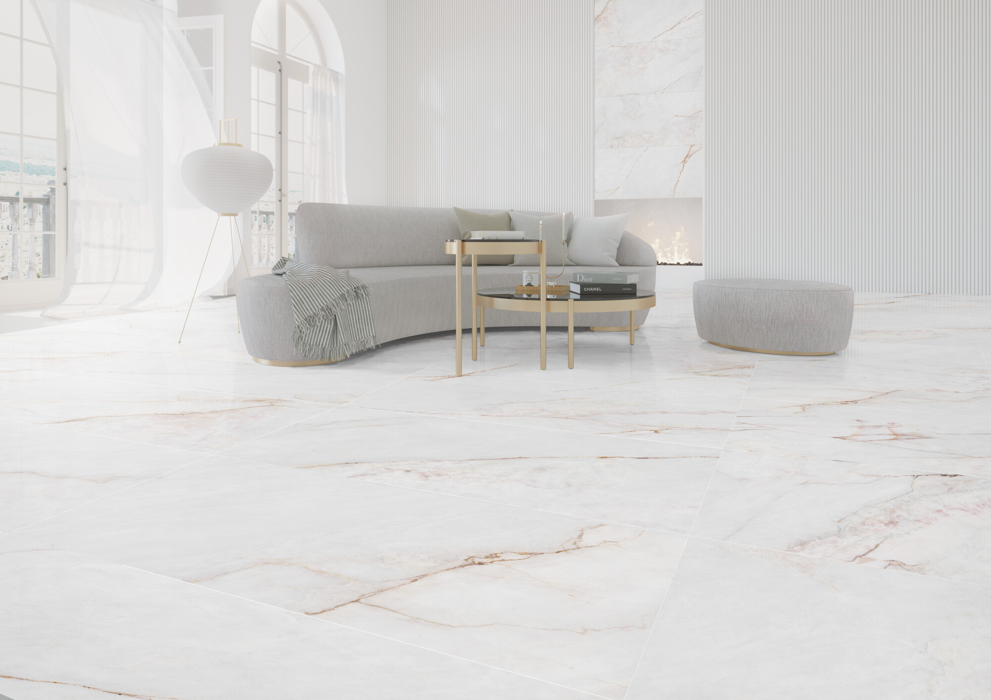 39500 На стену Museum Dahlia White SP/33.3X100/R 33.3x100 - фото 29