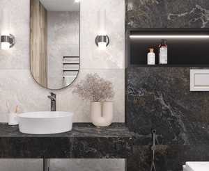 На пол Blaze Silver Светло-Серый 60х120 Сатинированный Карвинг - фото 9