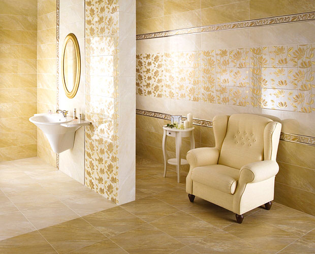 A6566/78 Бордюр Флореаль Золото Матовый - фото 3