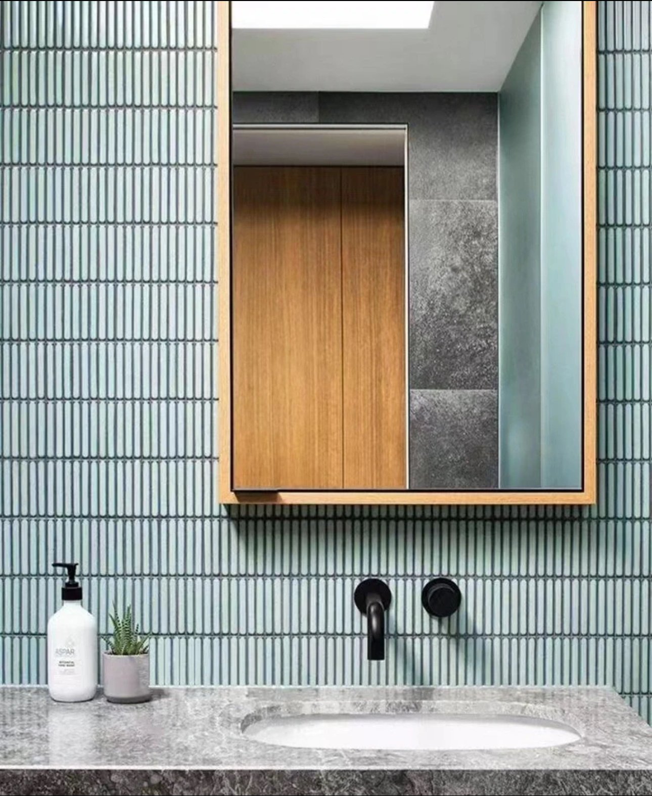 Porcelain mosaic Strip