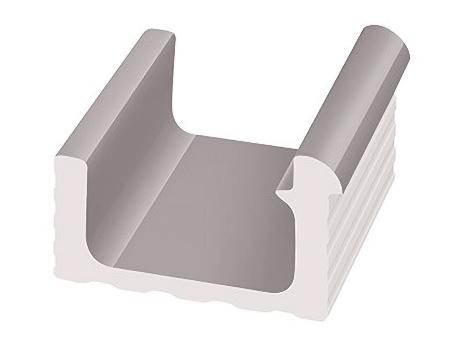 KP109.1 Декоративная вставка Olympic Series Переливной лоток керамический Grey 24x24.5