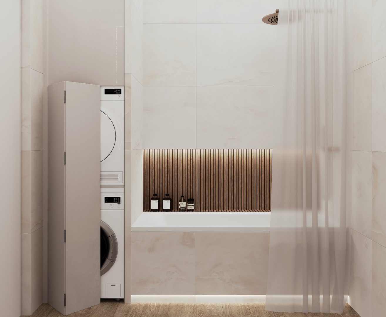 На пол Onyx Melody Бежевый матовый карвинг 60х120 - фото 10