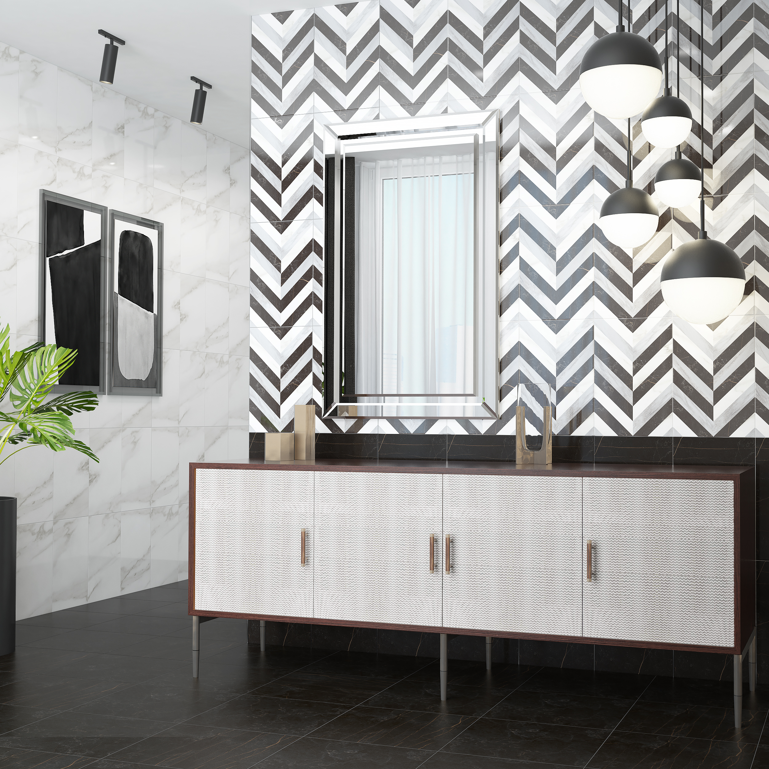 ПАНТЕОН5/27.5/40/59.4 На стену Пантеон Черная 5 - фото 2