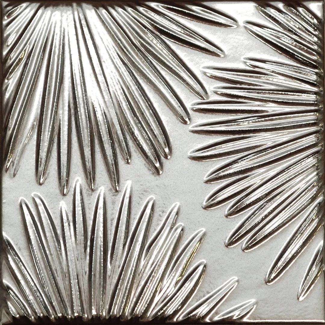 KMD2SFE003BN Декор Агдаль 4 металл глянцевый структура 15x15x0.9