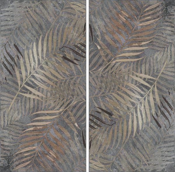 303525 На стену Wallpapers Golden fern (mix 2) rett 60x120