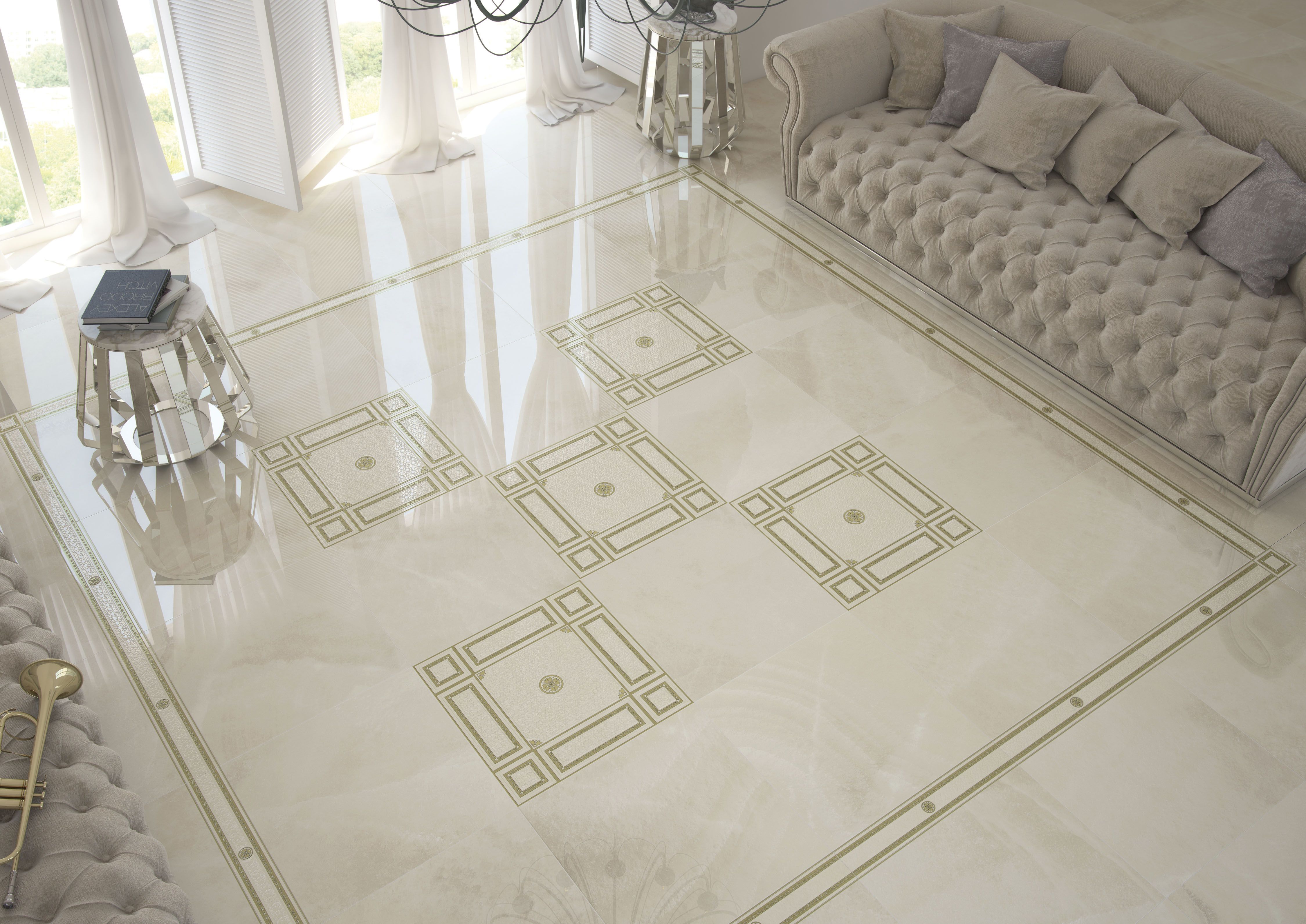 Декоративная вставка Palace Ambras 2 Gris - фото 7